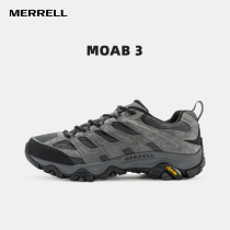MERRELL Maile outdoor hiking shoes Male MOAB 3 Low help with new anti-slip abrasion-absorbing and breathable climbing shoes