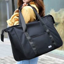 Fitness Bag Women Hand Large Capacity Luggage Bag Men Short Tours Cashier Bag Travel Bag Dry Wet Separation Sleeve Tie Rod