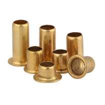 Copper corns M3 5*5-8mm copper buckle rivets Hollow copper rivets through-hole rivets Copper parts single tube spot