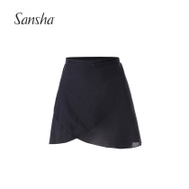 Sansha French Sansha ballet skirt Adult Chiffon short skirt Ballet performance skirt Dance lace-up practice skirt