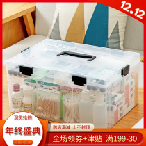 Home medicine box storage box super large emergency portable household medicine supplies box Medical First Aid Kit drug classification