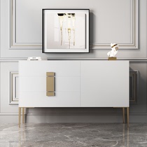 Light luxury porch cabinet rock board modern room Hall entrance decoration cabinet living room storage partition cabinet restaurant dining side cabinet