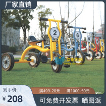 Chenjiao brand Power tricycle Kindergarten outdoor role-playing Ambulance Police car Fire truck Manned stroller