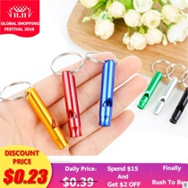 1pcs Camping Hiking Survival Whistle Small Size Aluminum