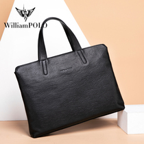Imperial Paolo Mens Handbag Large Capacity Business Real Leather Briefcase Casual Brief Calf Leather Hand Grab Bag