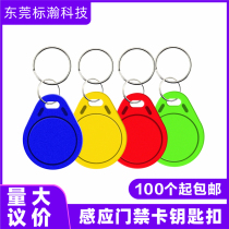 IC key chain card access card No. 3 2 ID button UID copy sensor chip door lock card Fudan M1 customization