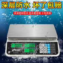 Waterproofing Libra City catty Commercial small scale Fruit Supermarket table says 30kg sold food Seafood Aqua Scales