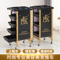 Retro hairdresser hair salon trolley Barrow car special beauty trolley barber shop ironing tool car