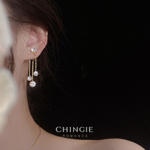 Green Mustard Andromeda Dust Original No Ear-Hole Woman Pearl Zircon fluid Suhan served tea tie-in-ear clip Mosquito Coil