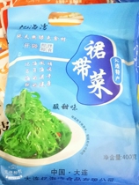Dalian specialty Yihai Bay pedicle slices (spicy) wakame silk sweet and sour 400g ready to eat