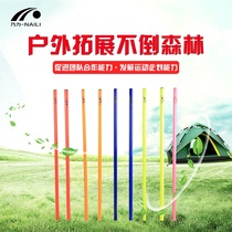 Mummy color tumbler in forest suit Outdoor quality expansion training games props shift to pick up wood fights to turn stars