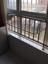 Balcony anti-theft net drying shoe rack drying shoes radiator window guardrail anti-theft window drying shoe rack window drying rack artifact