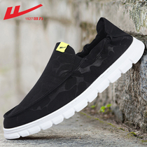 Back Force Mens Shoes 2022 New One Foot Pedal Casual Sloth Shoes Mens Sails Shoes Spring Autumn Soft Bottom Old Beijing Cloth Shoes Men