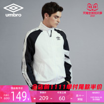 umbro Yinbao Spring and Autumn new men and women couples color matching sports wild casual cardigan stand neck zipper jacket