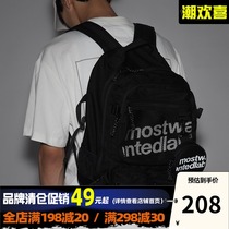  mostwantedlab backpack 3M reflective mesh multifunctional school bag Large capacity work machine energy backpack