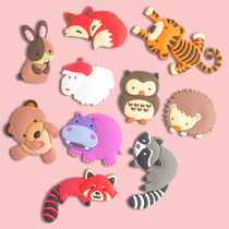 Animal refrigerator sticker magnet creative Korean childrens early education Nordic cute cartoon three-dimensional magnetic magnet iron magnet