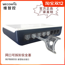 Factory direct sales Weizhi control RJ45 detachable mesh plug computer dust plug network port safety lock