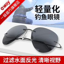 Bless new lightweight fishing glasses anti-ultraviolet anti-fog floating polarizer sunglasses sunglasses