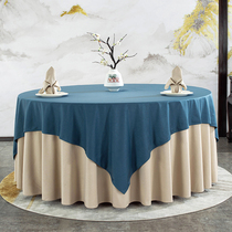 Round table tablecloth thickened hotel large round table tablecloth cloth restaurant banquet table table cloth restaurant table cloth