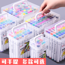 Childrens double head marker pen 48 color set thickness student oily 24 color painting 36 color art student special 60 color 80 color 108 color animation cartoon skin color pen color full set of drawing pen