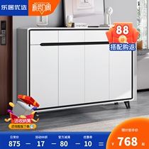  Simple modern shoe cabinet 2021 new household door double-sided paint partition cabinet