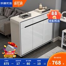  Paint household door shoe cabinet Nordic modern simple large-capacity storage entrance double-sided space-saving hall partition