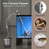 Fish tank water changer manual suction siphon replacement pipe pumping water cleaning bottom sand cleaning cleaning suction artifact washing sand