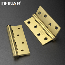 German DEINAR pure copper true color hinge pure copper door hinge gold Silent Noise Reduction Unit