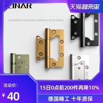 Germany DEINAR stainless steel mother and child hinge 4 inch slotted-free wooden door bearing hinge monolithic pack
