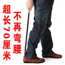 Solid Wood shoes long and long handle shoes old shoes steaks lazy people shoes shoes shoes shoes