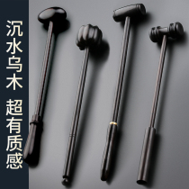 Solid wood hammer massage hammer hammer wood fitness hammer meridian hammer wood head and neck massage stick mahogany back hammer