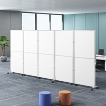 Office activity screen partition wall simple self-loading hotel warehouse mobile folding high partition wall panel can be pushed and pulled