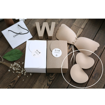 The sticky chest - W minor bikini bra cup can be glued to the bikini cup