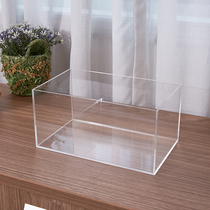 Customized transparent acrylic five mask integrated box dust storage animation model HD display cabinet overall delivery