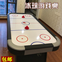 Electronic scoring double ice hockey machine adult children desktop ice hockey charging levitation game table hockey table