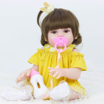 Talking blink doll simulation baby sleeping soft doll childrens toy big doll will drink water urine
