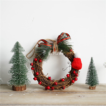 Original exclusive handmade material Bausen woman mini flower ring vine ring Christmas flower ring gift wall decoration childlike