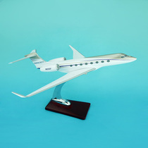 Gulfstream G650ER private jet model ultra-long range business jet 1:100 scale