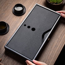 Ujinshi tea tray Home modern simple water storage and drainage dual tea table dry brewing plate rectangular tea tray