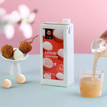 Guangxi lychee juice 1L commercial juice concentrate beverage domineering powder fruit tea chain milk tea shop special raw materials