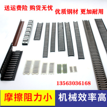 Long row LNS metal flat row needle roller Flat straight row needle roller Linear plain bearing right angle needle roller row guide rail