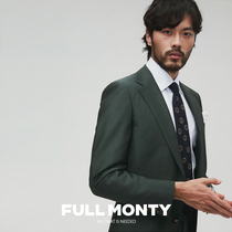 (VBC fabric)Light luxury suit Retro mens business formal slim casual high-end wedding suit