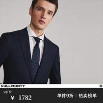  FULL MONTY suit suit mens business slim professional formal dress Wedding wedding groom suit Spring and autumn