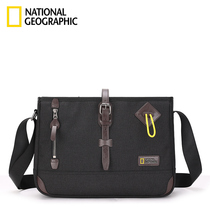 National Geographic Business briefcase New pie trendy single shoulder bag anti-scraping and abrasion resistant computer bag male and female inclined satchel bag
