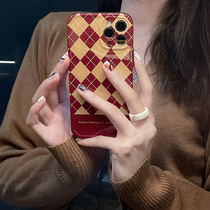 Autumn and winter gentle Apple 12 mobile phone case iphone12ProMax female 11 personality creative high-end xs luxury x New Korean ins Wind Net red protection lens 2021 senior