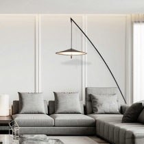 Fishing lamp floor lamp Net red Nordic model room fisherman living room bedroom vertical Creative lamp designer minimalist