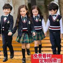 British Academy style suit School uniform Korean style uniforms Primary School students class uniforms Spring and Autumn Winter new kindergarten uniforms