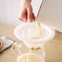 Soy Milk Filter Screen Kitchenette Home Sepp Gamier Milk Tea Fruit Juicing Residue Separation Sieves Fine Leaky Spoons