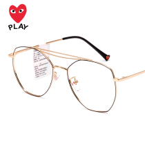 Sichuan Jiu Baoling large frame can be matched with nearsightedness glasses frame mens glasses frame female retro optical eye Korean version tide