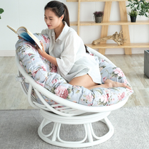 Lazy sofa chair reclining can sleep reclining chair single rattan chair radar chair bedroom balcony small sofa tatami home